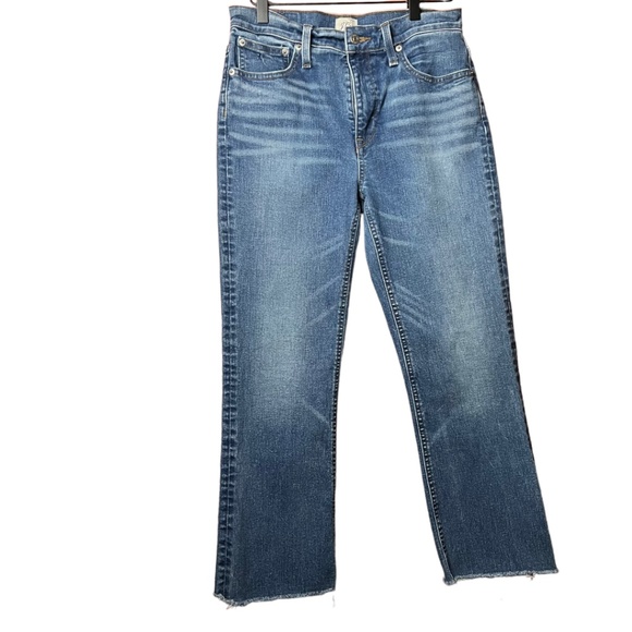 Like new J crew jeans size 28 US 6 Billie Boot Crop - Picture 1 of 6
